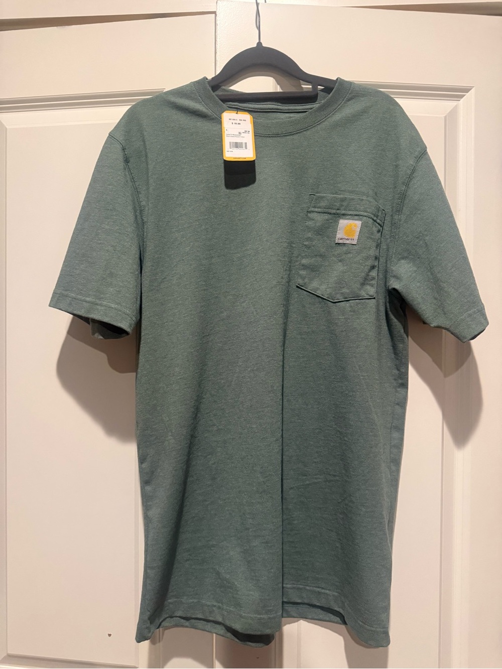 NWT Carhartt Short-Sleeve Pocket Tee in Sage Green - Medium
